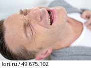 Man having a heart attack. Стоковое фото, агентство Ingram Publishing / Фотобанк Лори