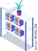 Office paperwork, document and file folders. Vector filing cabinet illustration, file archive storage box. Business folders storage carton container and white cabinet drawer, workplace environment. Office paperwork, document and file folders. Filing cabinet illustration, file archive storage box. Стоковая иллюстрация, агентство Ingram Publishing / Фотобанк Лори