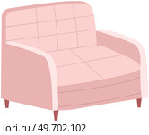 Soft couch. Leisure furniture. Sofa or divan. Arrangement of furniture and layout premises. Living room interior design sofa element. Comfortable lounge. Modern model of settee icon. Luxury divan. Soft couch with colorful pillows vector illustration. Sofa isolated. Стоковая иллюстрация, агентство Ingram Publishing / Фотобанк Лори