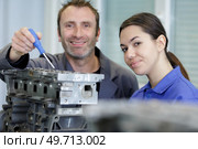 final assembly of electric motor. Стоковое фото, агентство Ingram Publishing / Фотобанк Лори