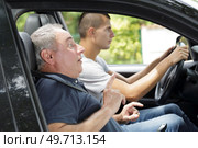 danger on the road the driver scared. Стоковое фото, агентство Ingram Publishing / Фотобанк Лори