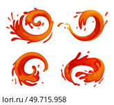 Water and juice splash liquide. Vector Illustration. A red spill shape, compelling composition arising from moment of disruption A water splash, dynamic display of aquatic motion Fresh juice splashed,. Water and juice splash liquide. A wave shape, beautiful echo of oceans song A drop shape, humble manifestation of liquid. Стоковая иллюстрация, агентство Ingram Publishing / Фотобанк Лори