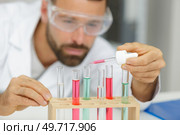 portrait of a microbiological laboratory test. Стоковое фото, агентство Ingram Publishing / Фотобанк Лори