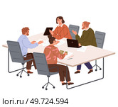 People office work. Vector illustration. A worker employee shows initiative and proactively seeks solutions in office work People in office work under supervision of office manager who ensures. People office work. People in office work collectively to solve problems and overcome challenges Office workers value. Стоковая иллюстрация, агентство Ingram Publishing / Фотобанк Лори