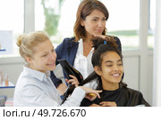 portrait of a hair salon concept. Стоковое фото, агентство Ingram Publishing / Фотобанк Лори