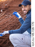 reinforcement bars for base plate. Стоковое фото, агентство Ingram Publishing / Фотобанк Лори