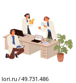 Professional scientists, doctors and chemical researchers working and analysis in laboratory experiment. Medical office, research, biological molecular testing concept. Healthcare and technologies. Professional scientists, doctors and chemical researchers working in laboratory experiment. Стоковая иллюстрация, агентство Ingram Publishing / Фотобанк Лори