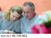 worried sad couple. Стоковое фото, агентство Ingram Publishing / Фотобанк Лори