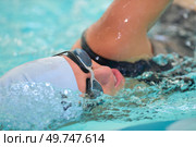 close up of professional swimming athlete. Стоковое фото, агентство Ingram Publishing / Фотобанк Лори