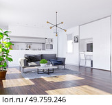 modern home interior. 3d rendering design concept. modern home. Стоковое фото, агентство Ingram Publishing / Фотобанк Лори