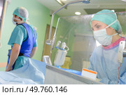 portrait of nurse in the hospital. Стоковое фото, агентство Ingram Publishing / Фотобанк Лори