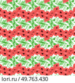 Flower pattern vector illustration. The flowery design evoked sense joy and beauty The flowered wallpaper brought sense tranquility to space The flowering plants in garden created captivating. Flower pattern. The flower pattern concept celebrated beauty nature. The unending floral design represented cycle life. Стоковая иллюстрация, агентство Ingram Publishing / Фотобанк Лори