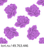 Seamless pattern flowers vector illustration. The continual repetition seamless pattern added depth and complexity to artwork The unending charm seamless background created soothing ambiance. Seamless pattern flowers. The botany inspired artwork showcased intricate details and textures vegetation. Стоковая иллюстрация, агентство Ingram Publishing / Фотобанк Лори
