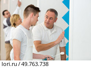 male painter apprentice. Стоковое фото, агентство Ingram Publishing / Фотобанк Лори
