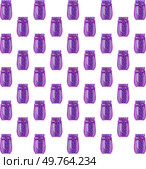 Canning vector illustration. The potting and packing preserved goodies, thoughtful process for future feasts Homemade food, symphony flavors, owes its longevity to art canning The canning seamless pattern. Canning. Containers filled with canned products, tangible evidence magic preservation. Стоковая иллюстрация, агентство Ingram Publishing / Фотобанк Лори