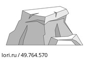 Glaciers vector illustration. Wintry scenes, adorned with glaciers, reveal natures quiet strength The glacial concept transcends icy landscapes, resonating with environmental harmony. Glaciers. Icy floes and frozen landscapes define remote beauty polar regions. Стоковая иллюстрация, агентство Ingram Publishing / Фотобанк Лори