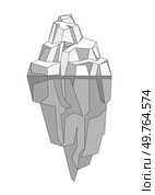 Glaciers vector illustration. Glaciers metaphorically represent enduring spirit environment The glacial concept highlights interconnectedness Earths frozen wonders Icy mountain peaks and glaciers. Glaciers. Glacial environments harbor unique ecosystems adapted to extreme cold. Стоковая иллюстрация, агентство Ingram Publishing / Фотобанк Лори