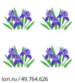 Flower pattern vector illustration. The flower pattern metaphor conveyed essence growth and transformation The flowery scent perfume lingered in air The flowered wallpaper provided serene backdrop. Flower pattern. The flowered wallpaper created soothing and inviting atmosphere. Стоковая иллюстрация, агентство Ingram Publishing / Фотобанк Лори