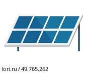 Solar panel vector illustration. Green technology drives adoption sustainable practices Innovative approaches are needed to achieve sustainable energy goals Solar power stations harness suns energy. Solar panel. Photovoltaic technology enables efficient conversion sunlight into electricity. Стоковая иллюстрация, агентство Ingram Publishing / Фотобанк Лори