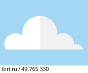 Cloud vector illustration. Cloudy weather adds air mystery, veiling high sky in atmospheric beauty Fluffy clouds, like dreamy pillows, rest high above, creating tranquil atmosphere. Cloud. Misty vapors rise, forming celestial mist envelops heavenly clouds. Стоковая иллюстрация, агентство Ingram Publishing / Фотобанк Лори
