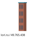 Skyscraper vector illustration. The front view skyscrapers captures essence modern urban structures Multistorey buildings shape environment, contributing to urban panorama High-rise residential. Skyscraper. Luxury homes within skyscrapers offer luxurious and modern residential experience. Стоковая иллюстрация, агентство Ingram Publishing / Фотобанк Лори