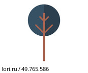 Tree vector illustration. The tree trunk provides support and stability for entire tree structure Climate conditions have significant impact on growth and distribution trees Trees grow and adapt. Tree. Trees are guardians environment, preserving ecosystems and promoting biodiversity. Стоковая иллюстрация, агентство Ingram Publishing / Фотобанк Лори
