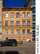 Доходный дом, 1881. Архитектор: Василий Федорович Геккер. Санкт-Петербург,  Тележная улица, дом 20. Редакционное фото, фотограф Александр Селезнев / Фотобанк Лори