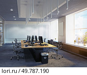 modern office interior, 3d rendering concept design. modern office interior, Стоковое фото, агентство Ingram Publishing / Фотобанк Лори