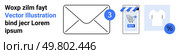 Envelope with notification badge, smartphone with shopping cart, t-shirt, and percentage sign. Ideal for email marketing, online shopping, e-commerce, mobile apps, retail promotions, newsletters. Email Notification with Shopping and Discount Symbols for Online Retail and Marketing. Стоковая иллюстрация, агентство Ingram Publishing / Фотобанк Лори