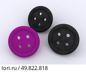 three buttons. 3d. Стоковое фото, агентство Ingram Publishing / Фотобанк Лори