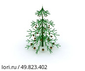 abstract christmas tree. 3D firtree. Стоковое фото, агентство Ingram Publishing / Фотобанк Лори