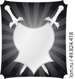 Medieval vtctor shield and swords for design use. Стоковая иллюстрация, агентство Ingram Publishing / Фотобанк Лори