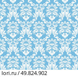 Damask seamless background for yours design use. For easy making seamless pattern just drag all group into swatches bar, and use it for filling any contours. Стоковая иллюстрация, агентство Ingram Publishing / Фотобанк Лори