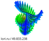 colored abstract shape. 3d figure. Стоковое фото, агентство Ingram Publishing / Фотобанк Лори