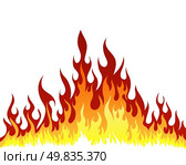 Inferno fire vector background for design use. Стоковая иллюстрация, агентство Ingram Publishing / Фотобанк Лори