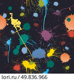 Abstract grunge vector seamless pattern.  For easy making seamless pattern just drag all group into swatches bar, and use it for filling any contours. Стоковая иллюстрация, агентство Ingram Publishing / Фотобанк Лори