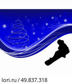 Sport background with snowboard athlete. Vector illustration. Стоковая иллюстрация, агентство Ingram Publishing / Фотобанк Лори