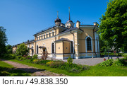Church of St. Sergius of Radonezh in Pushkin, Saint Petersburg, Russia. Стоковое фото, фотограф Михаил Аккуратoв / Фотобанк Лори