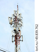 mobile phone Telecommunication Radio antenna Tower. Стоковое фото, агентство Ingram Publishing / Фотобанк Лори