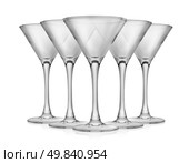 Cocktail glass isolated on a white background. Стоковое фото, агентство Ingram Publishing / Фотобанк Лори