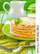 Pancakes. Стоковое фото, агентство Ingram Publishing / Фотобанк Лори