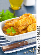 Fried fish in a batter. Стоковое фото, агентство Ingram Publishing / Фотобанк Лори