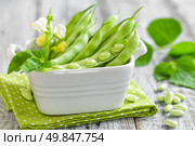 Green beans. Стоковое фото, агентство Ingram Publishing / Фотобанк Лори