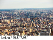 New York City skyline with urban skyscrapers USA. Стоковое фото, агентство Ingram Publishing / Фотобанк Лори