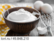 Whipped eggs. Стоковое фото, агентство Ingram Publishing / Фотобанк Лори