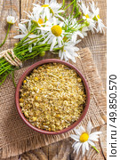 Dry chamomile. Стоковое фото, агентство Ingram Publishing / Фотобанк Лори