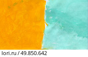 orange and blue. two colored paper. Стоковое фото, агентство Ingram Publishing / Фотобанк Лори