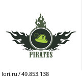 editable pirate icon art vector graphic art design illustration. Стоковая иллюстрация, агентство Ingram Publishing / Фотобанк Лори