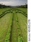 Panorama of the Eduardo VII Park in Lisbon, Portugal. Стоковое фото, агентство Ingram Publishing / Фотобанк Лори