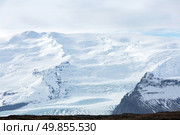 Vatnajokull Glacier Jokulsarlon lagoon Iceland. Стоковое фото, агентство Ingram Publishing / Фотобанк Лори